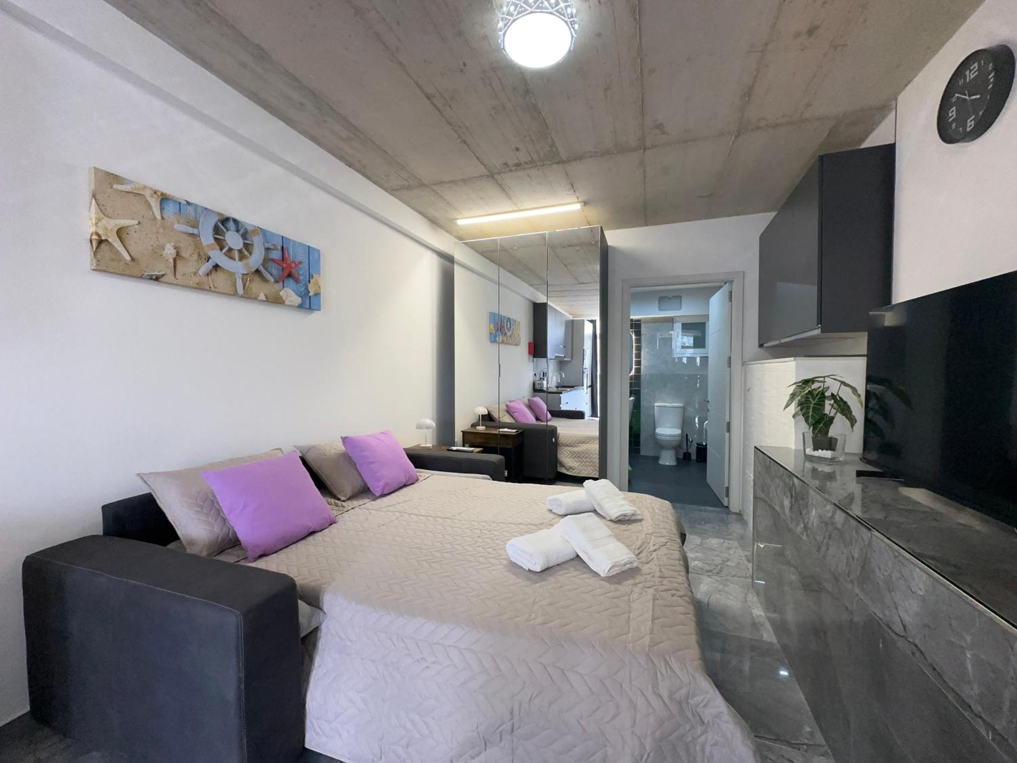 Seafront, Lovely Modern Studio. San Ġiljan Extérieur photo